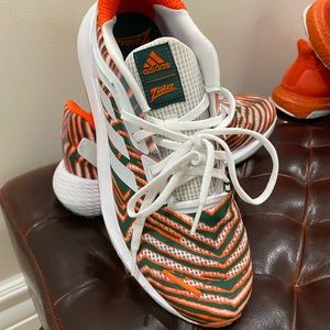 Adidas Miami Hurricanes Zubaz Shoes